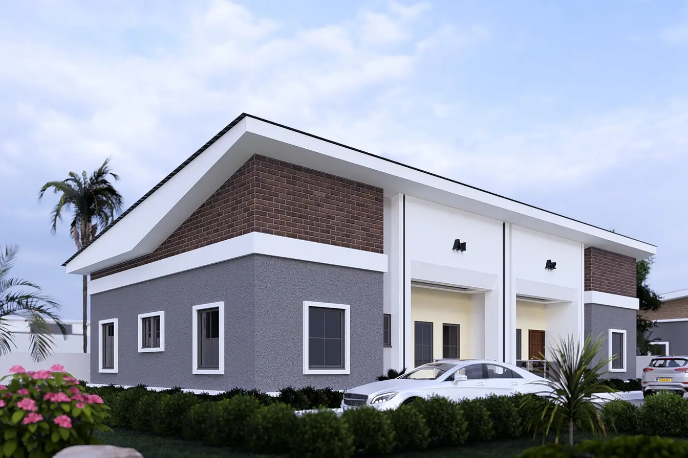 2-Bedroom Semi-Detached Bungalow, Lagos